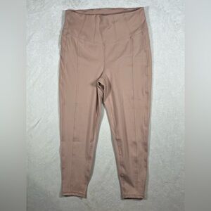 Free People Movement Equestrian Large High-Waisted Leggings in Blush